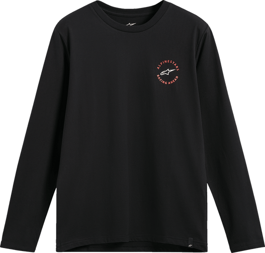 Alpinestars True Long-Sleeve CSF T-Shirt - Black, Medium - Part Number 1235-74105-10-M - Kelly Motorsports