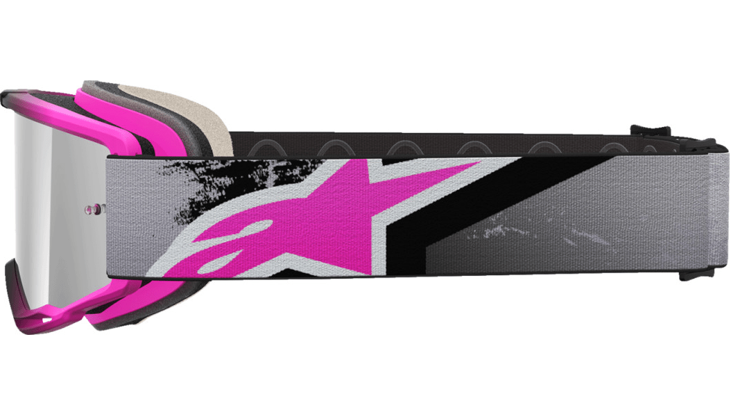 Alpinestars Vision 5 Goggle Lahnd Iron Pink Fluo Mirror Silver Lens 5100626-9284-O/S - Kelly Motorsports