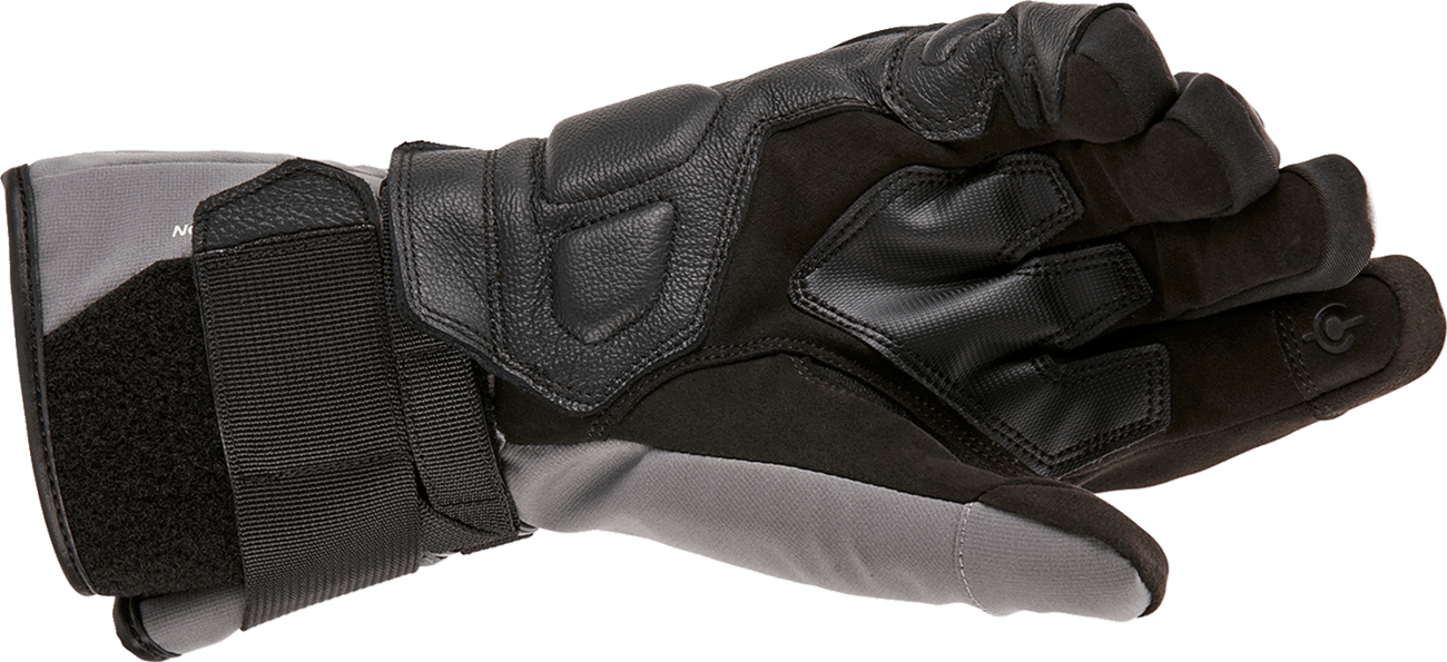Alpinestars W-7 V2 Drystar® Waterproof Gloves - Black/Dark Gray, Medium - Kelly Motorsports