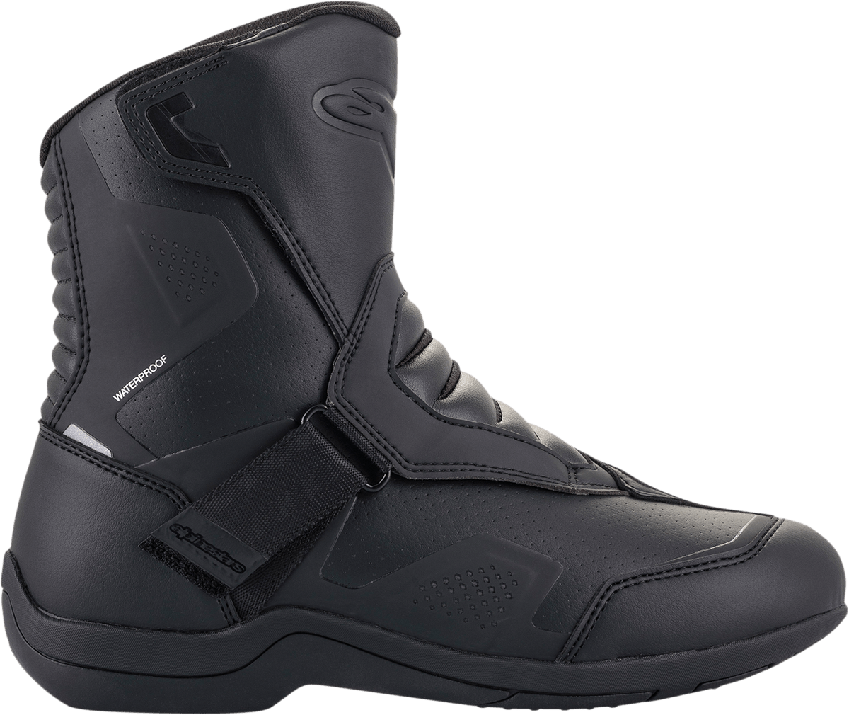 Alpinestars Waterproof V2 Ridge Boots - Black US 9 / EU 43 - Durable Motorcycle Footwear - Kelly Motorsports
