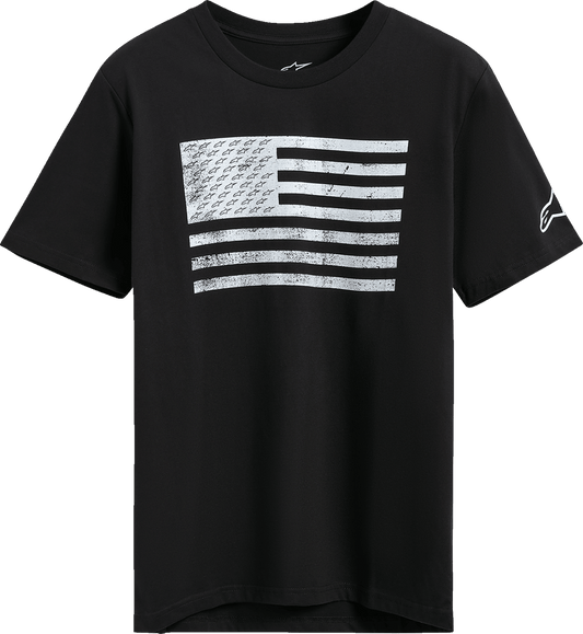 Alpinestars Wavings CSF T-Shirt - Black, 2XL - Part Number 1235-72360-10-2X - Kelly Motorsports