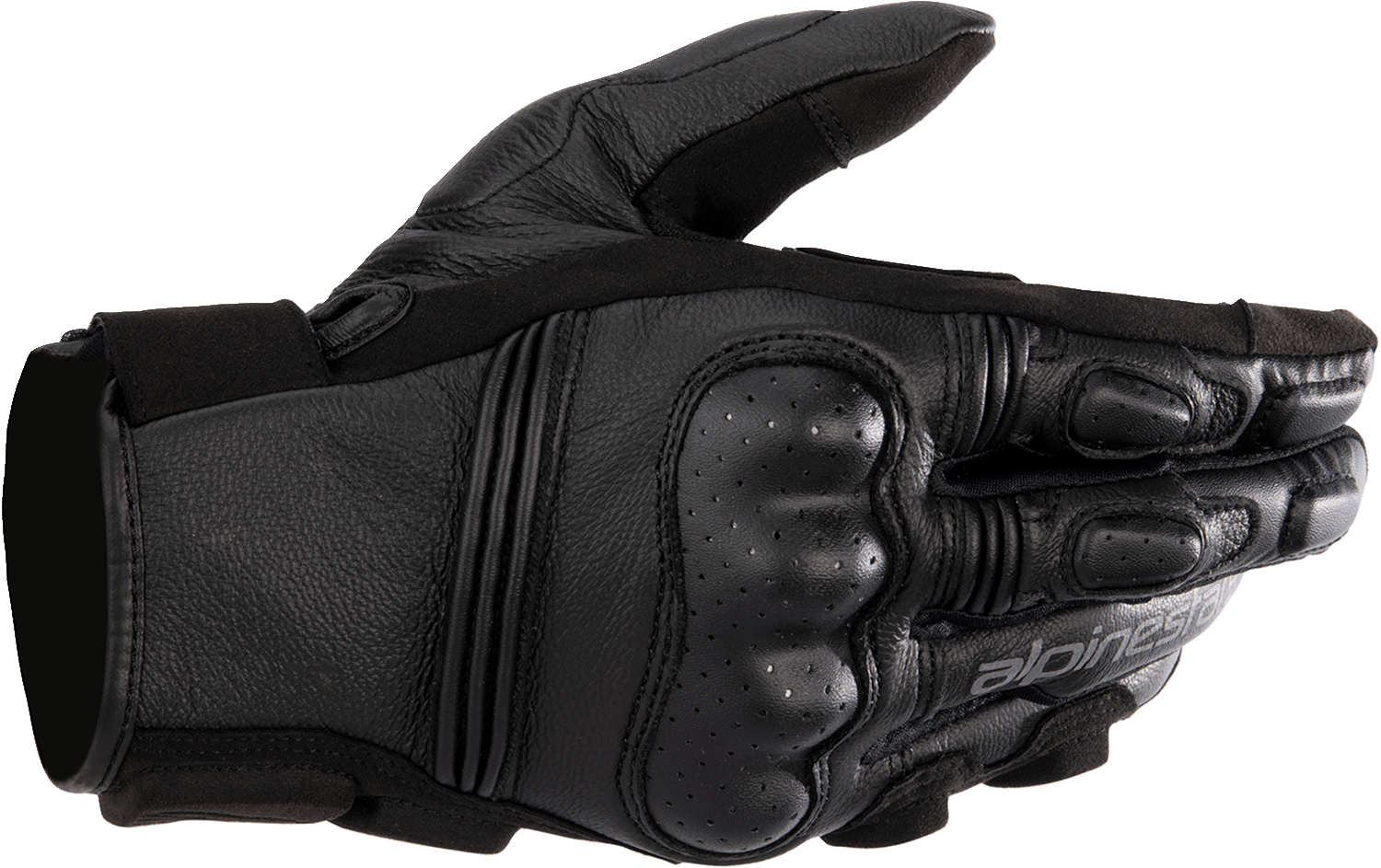 Alpinestars Women's Phenom Leather Gloves - Black, Size XS (Part 3591723-1100-XS) - Kelly Motorsports