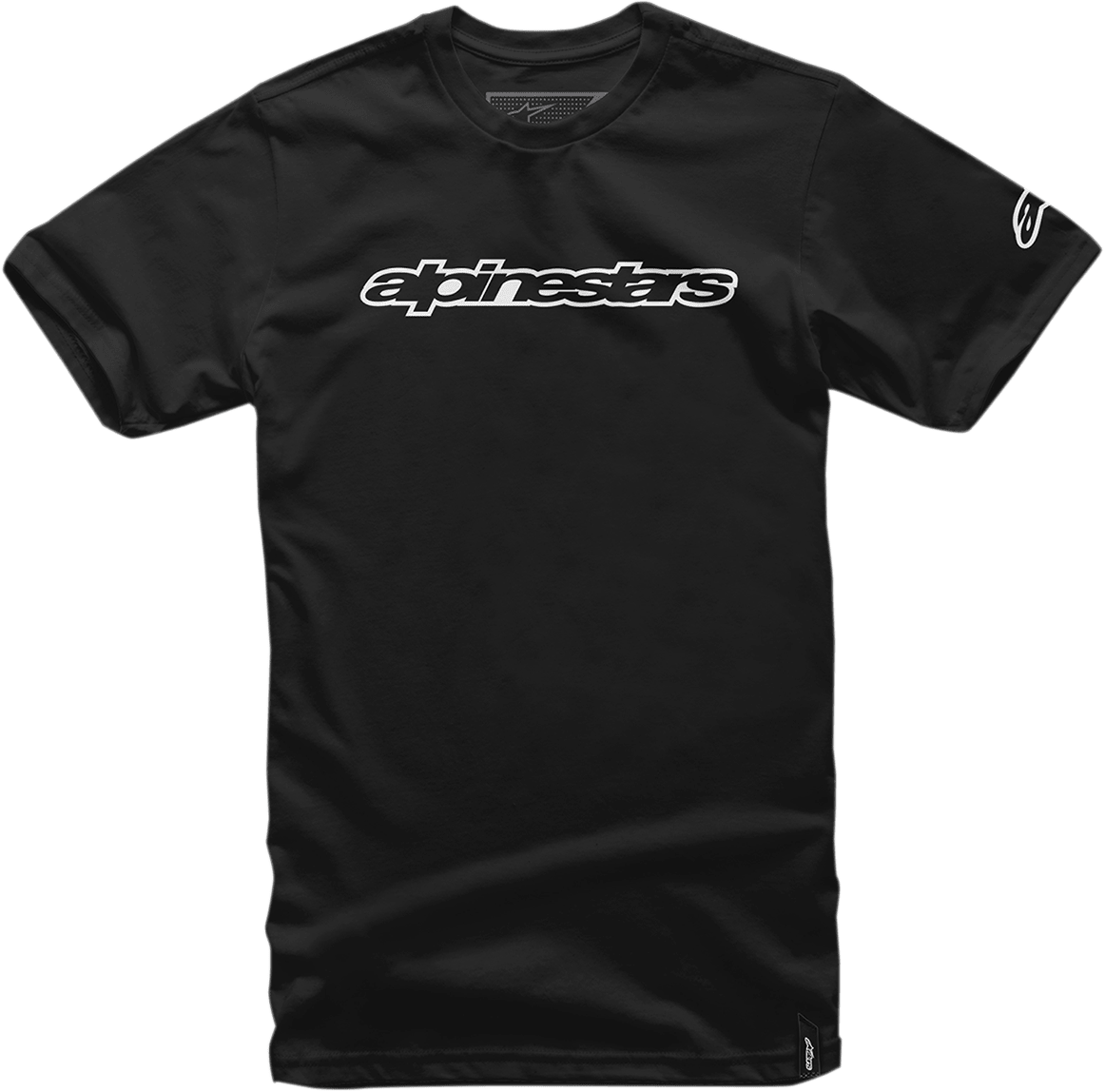 Alpinestars Wordmark T-Shirt in Black - XL (Part Number 1036-72015-10XL) - Kelly Motorsports