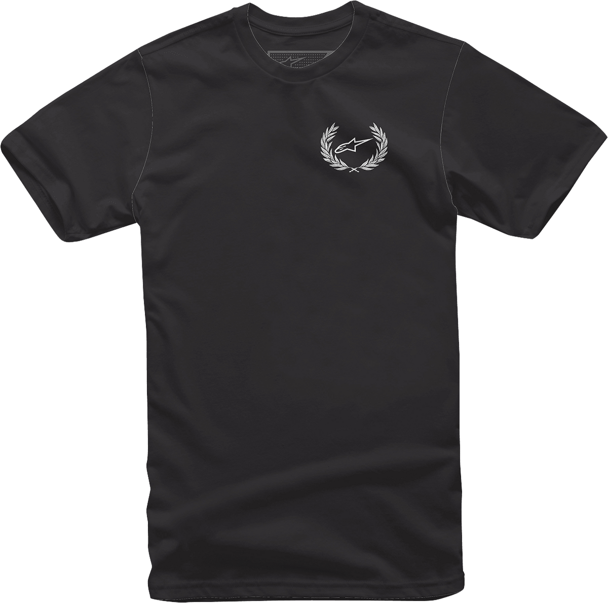 Alpinestars Wreath T-Shirt - Black 2XL - Comfortable 100% Cotton Crewneck - Kelly Motorsports