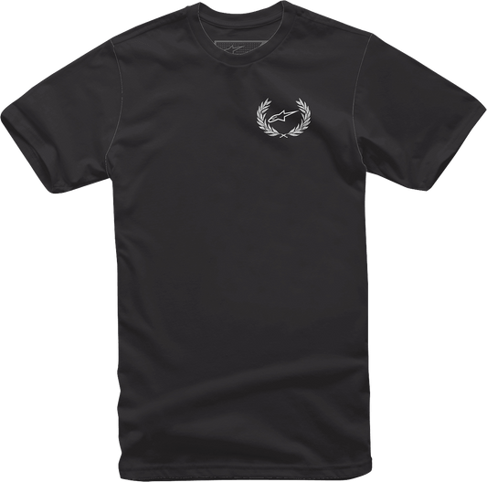 Alpinestars Wreath T-Shirt - Black - XL (Part Number 12137258010XL) - Kelly Motorsports