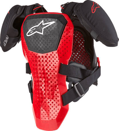 Alpinestars Youth A5 S v2 Chest Guard – Black/White/Red, Large/X-Large - Kelly Motorsports