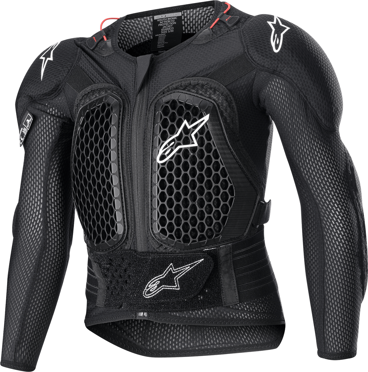 Alpinestars Youth Bionic Action V2 Protection Jacket Black 6546823-10 - Kelly Motorsports