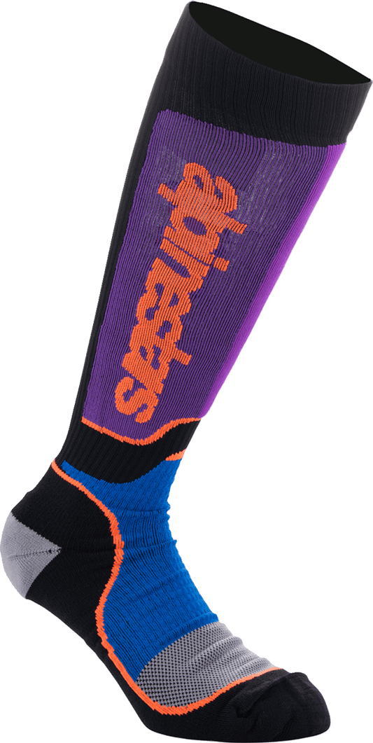 Alpinestars Youth MX Plus Socks 4742324-1246-ML – Breathable and Comfortable Off-Road Riding Socks - Kelly Motorsports