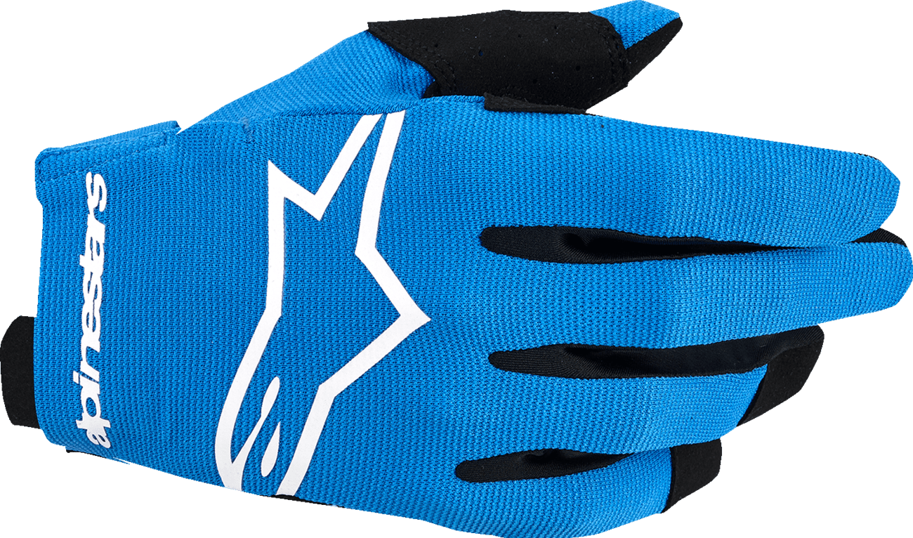 Alpinestars Youth Radar Gloves - UCLA Blue/White, Size Large (Part 3541824-7262-L) - Kelly Motorsports