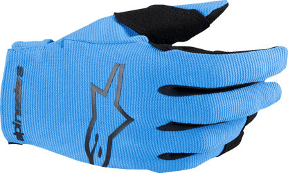 Alpinestars Youth Radar MX Gloves - Blue/Black, Medium (Part No. 3541824-713-M) - Kelly Motorsports