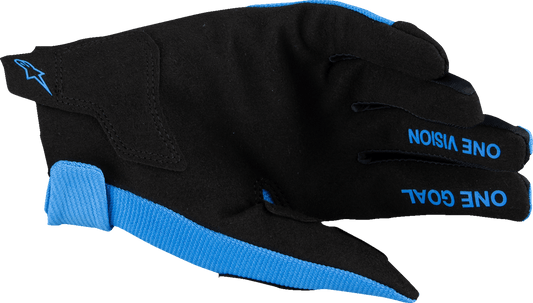 Alpinestars Youth Radar MX Gloves - Blue/Black, Size 2XS - Durable and Breathable Riding Gloves - Kelly Motorsports
