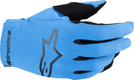 Alpinestars Youth Radar MX Gloves - Blue/Black, Size 2XS - Durable and Breathable Riding Gloves - Kelly Motorsports