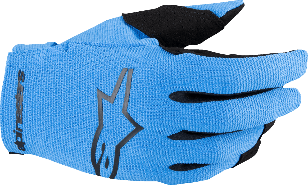 Alpinestars Youth Radar MX Gloves - Blue/Black, Size XS - Part Number 3541824-713-XS - Kelly Motorsports