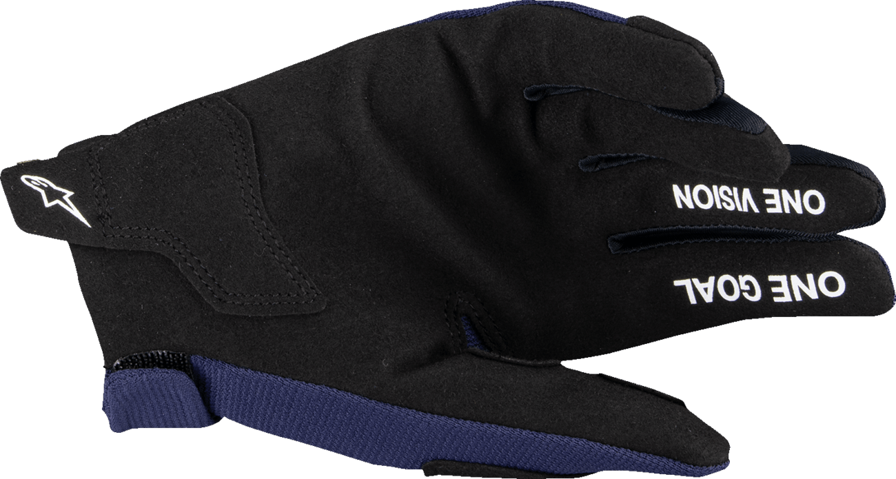 Alpinestars Youth Radar MX Gloves - Night Navy/White, Small (Part 3541824-7120-S) - Kelly Motorsports
