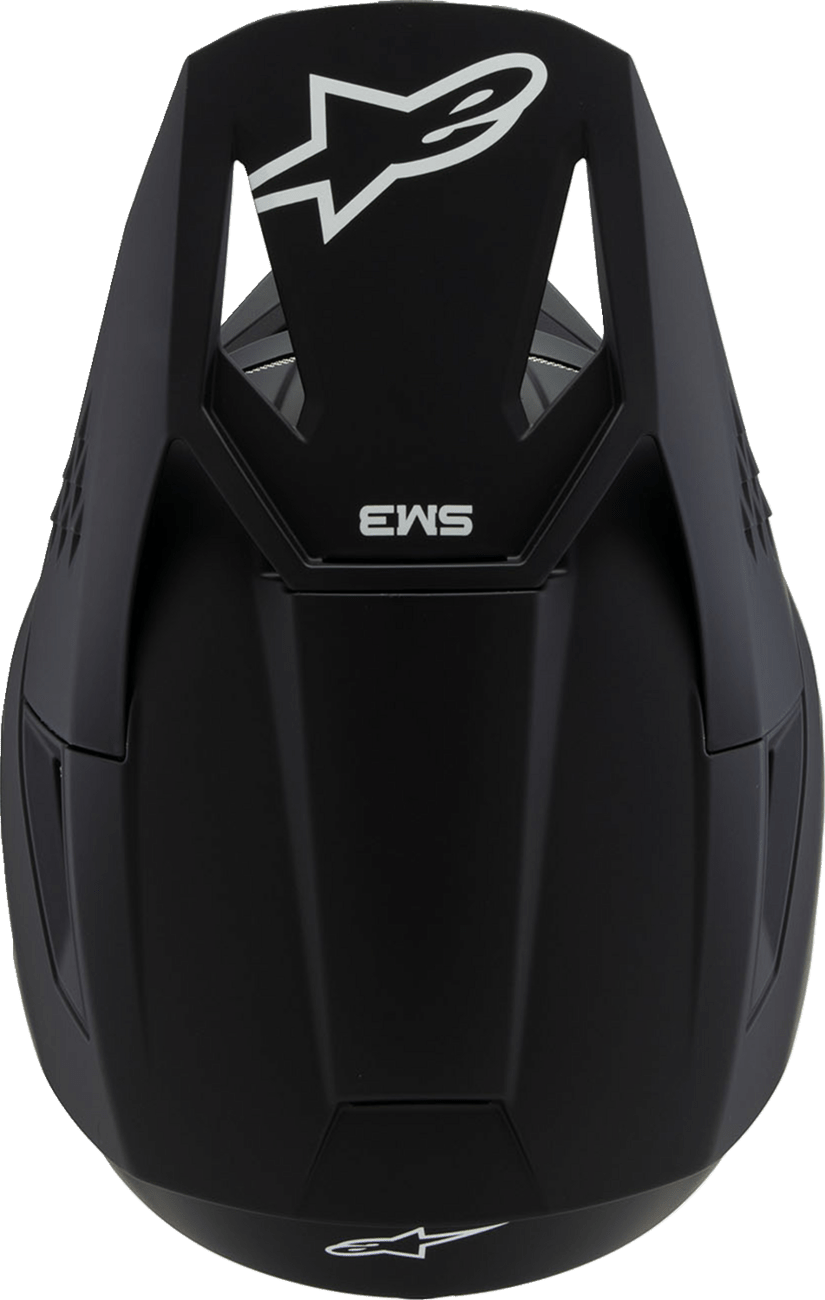 ALPINESTARS Youth SM3 Helmet - Solid Matte Black 8302225 - Kelly Motorsports