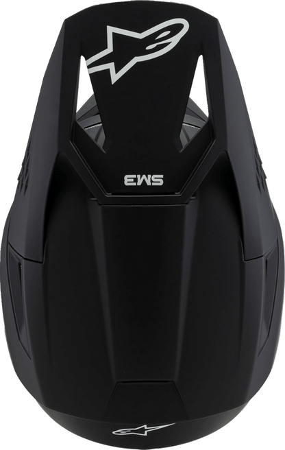 ALPINESTARS Youth SM3 Helmet - Solid Matte Black 8302225 - Kelly Motorsports
