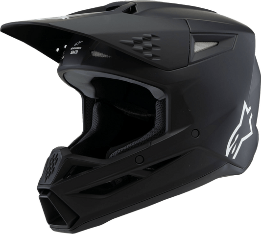 ALPINESTARS Youth SM3 Helmet - Solid Matte Black 8302225 - Kelly Motorsports