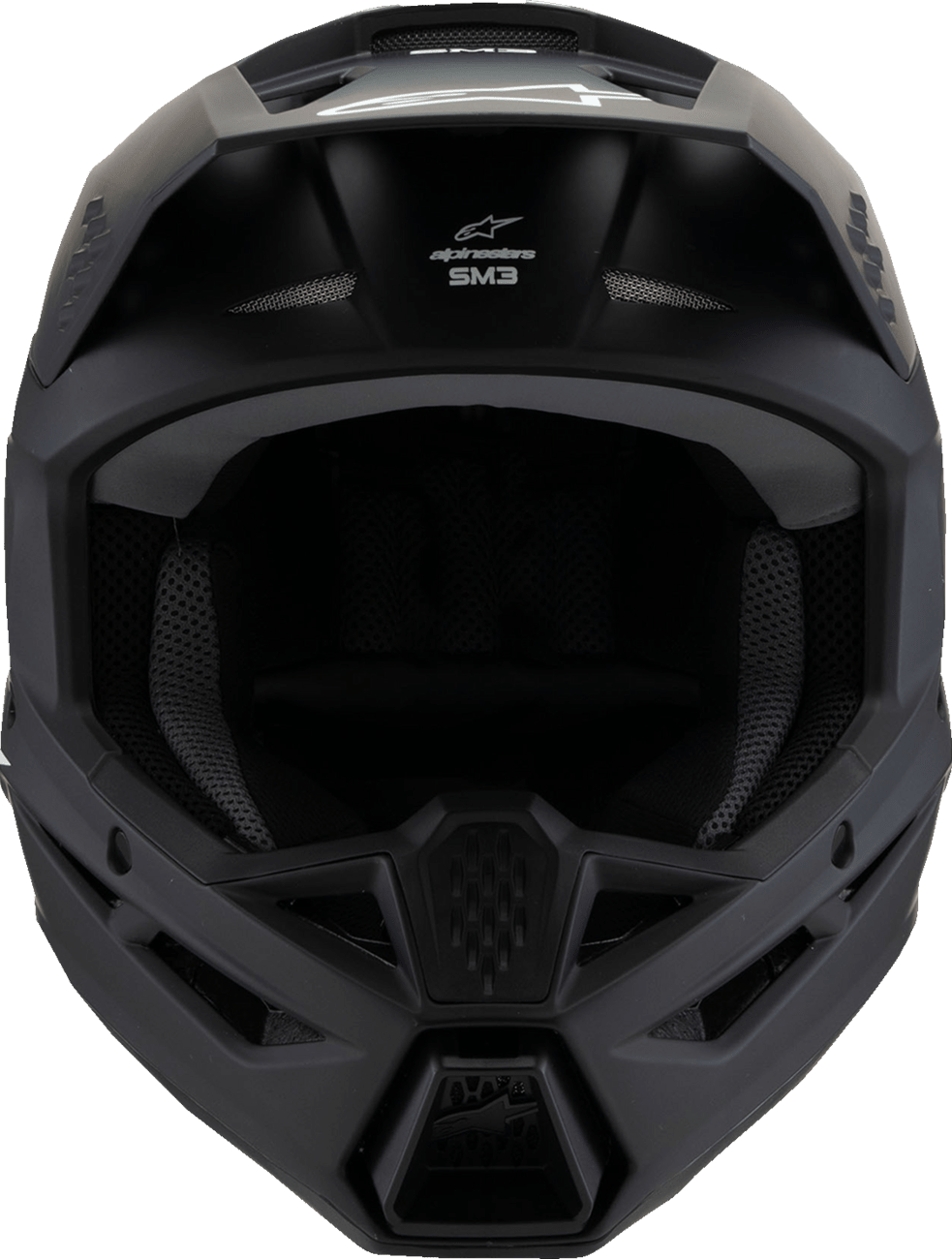 ALPINESTARS Youth SM3 Helmet - Solid Matte Black 8302225 - Kelly Motorsports