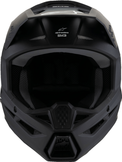 ALPINESTARS Youth SM3 Helmet - Solid Matte Black 8302225 - Kelly Motorsports