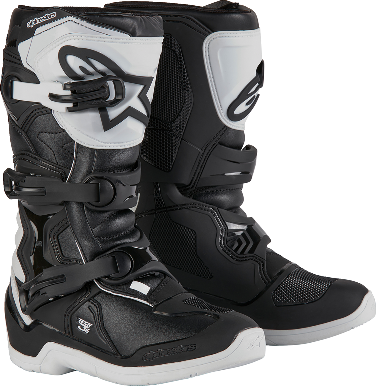 Alpinestars Youth Tech3S Boots – Black/White, US Size 6 (EU 39) – Part Number 2014024 - 21 - 6 - Kelly Motorsports