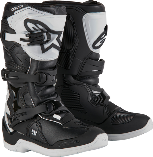 Alpinestars Youth Tech3S Boots – Black/White, US Size 6 (EU 39) – Part Number 2014024 - 21 - 6 - Kelly Motorsports