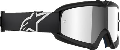 Alpinestars Youth Vision Goggle - Black with Silver Mirror Lens, Part 5140225 - 1456 - Kelly Motorsports