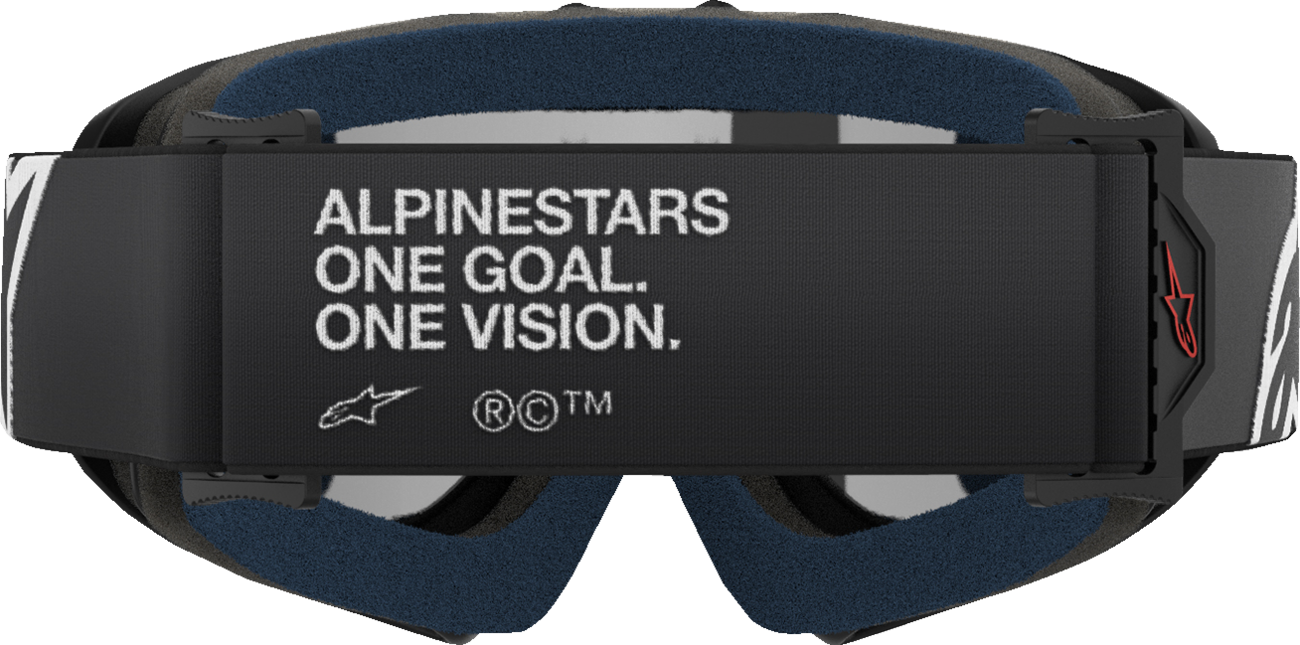Alpinestars Youth Vision Goggle - Black with Silver Mirror Lens, Part 5140225 - 1456 - Kelly Motorsports
