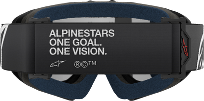 Alpinestars Youth Vision Goggle - Black with Silver Mirror Lens, Part 5140225 - 1456 - Kelly Motorsports