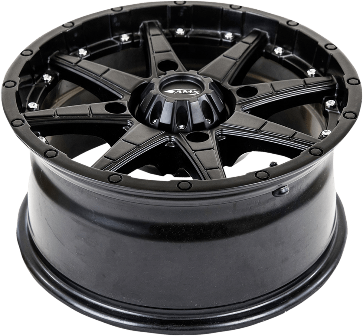 AMS Roll'n 105 14x7 Black Wheel with 5+2 Offset – Part Number 4749-046AS - Kelly Motorsports
