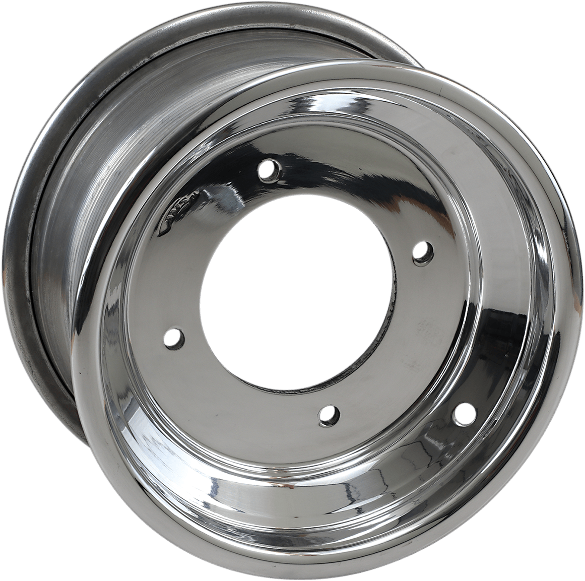 AMS Spun Rolled-Lip Front Wheel - 10x5 Inches - 4/156 Bolt Pattern - Part Number 261RL105156P3 - Kelly Motorsports