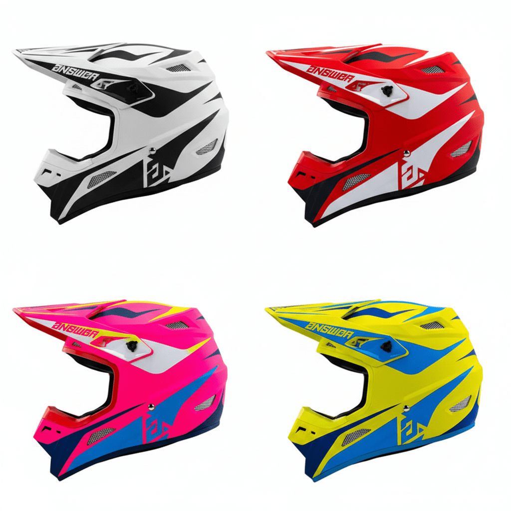 Answer 26 AR1 Mototown Helmet - Kelly Motorsports