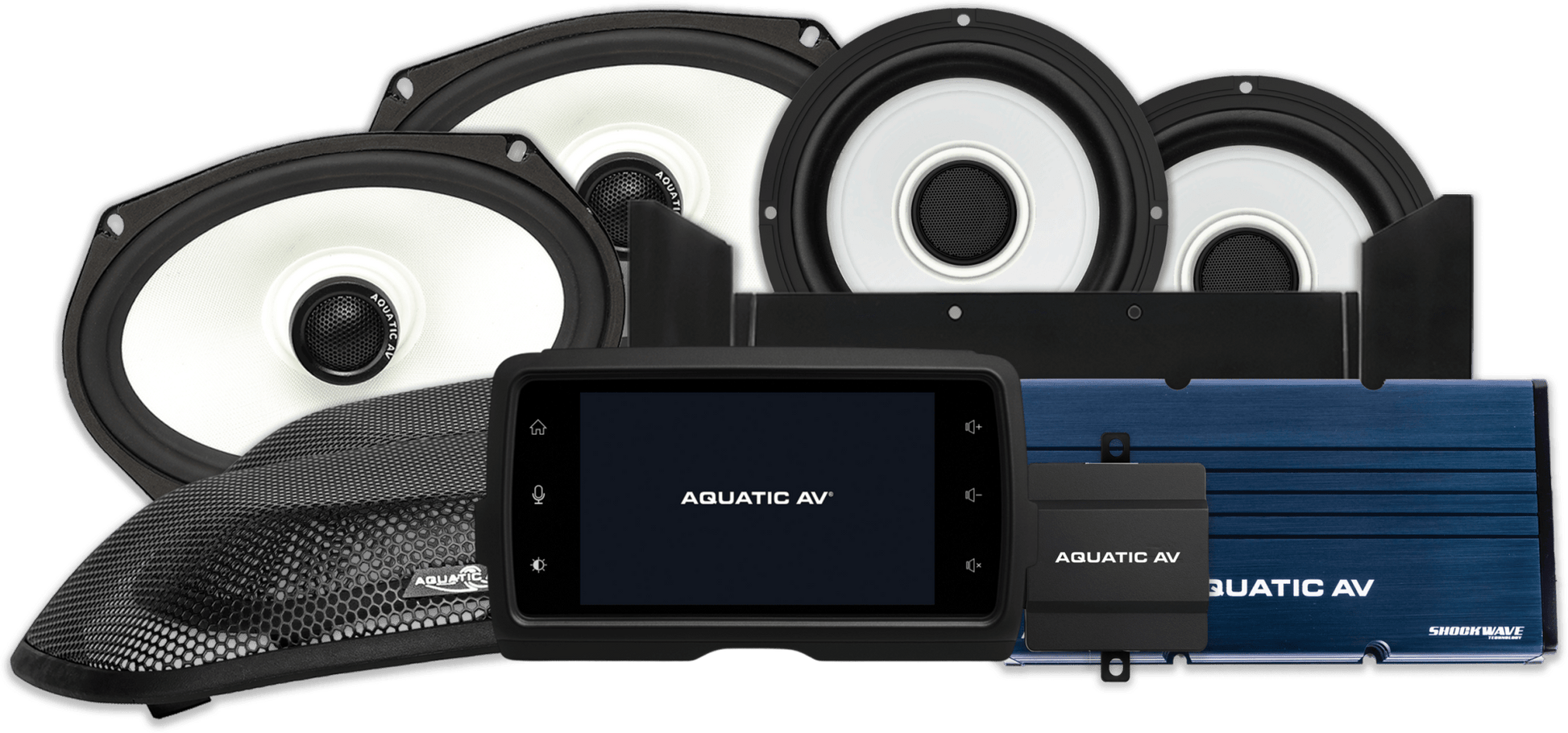AQUATIC AV HK421 Exclusive Harley Package FLHT 14-23 Audio System - Kelly Motorsports