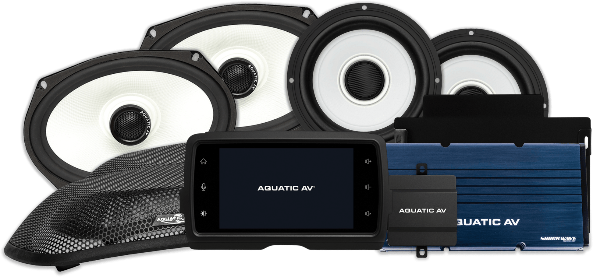 AQUATIC AV HK425 Exclusive Harley Package Fltr 14-23 Marine Audio System - Kelly Motorsports