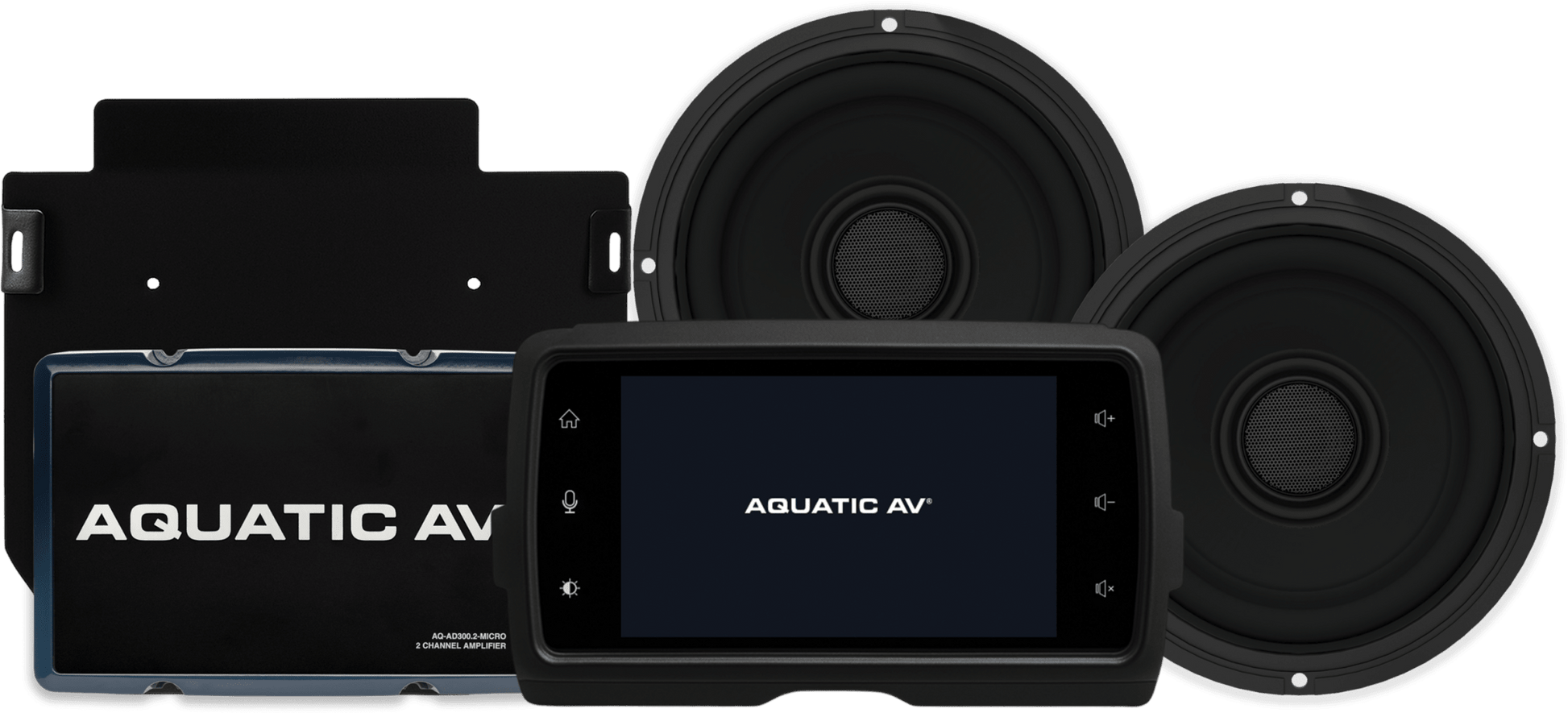 AQUATIC AV Ultra Harley Package FLHT 14-23 Audio System - Kelly Motorsports