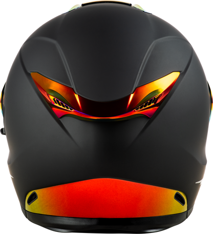 Sentinel Recon Helmet Matte Black/Fire Chrome Xl