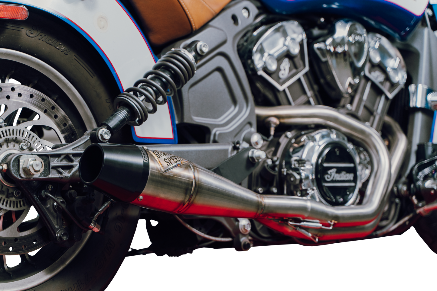 Indian Scout Long Exhaust