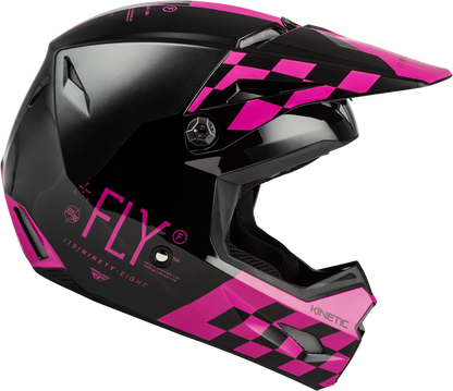 Kinetic Lite Rival Helmet Gloss Black/Pink 2x