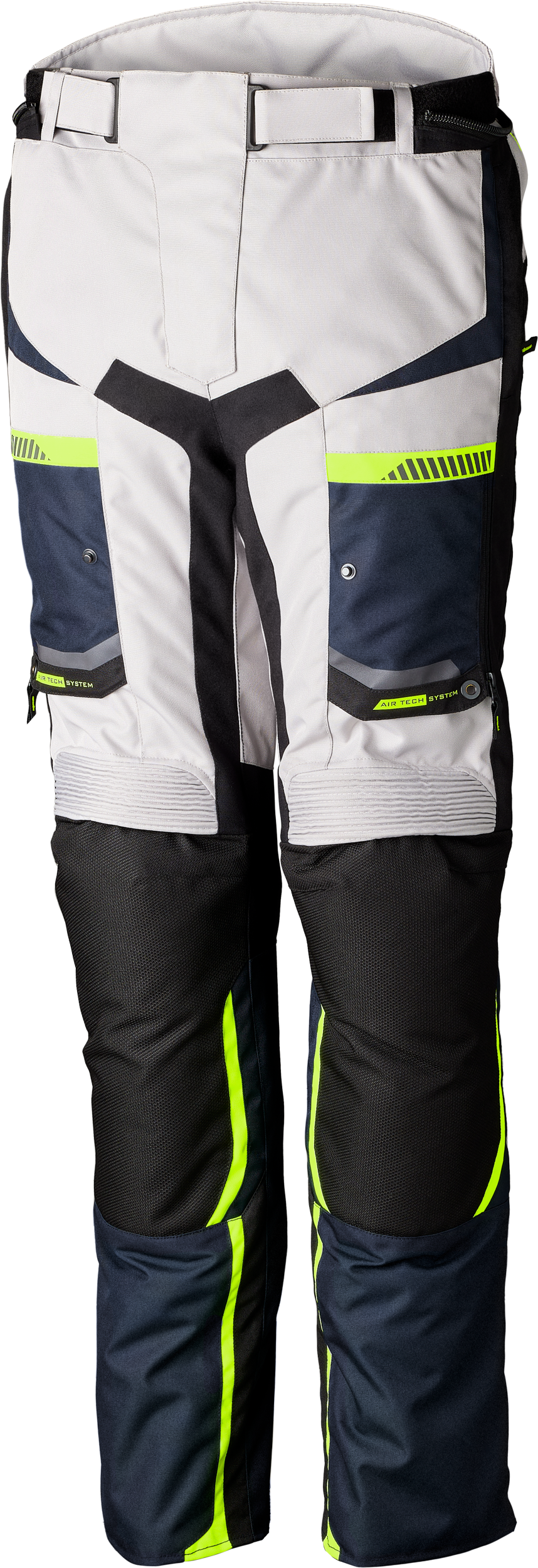 RST Maverick Evo CE Jean Navy/Silver Textile Motorcycle Pants with CE Certification and Advanced Ventilation