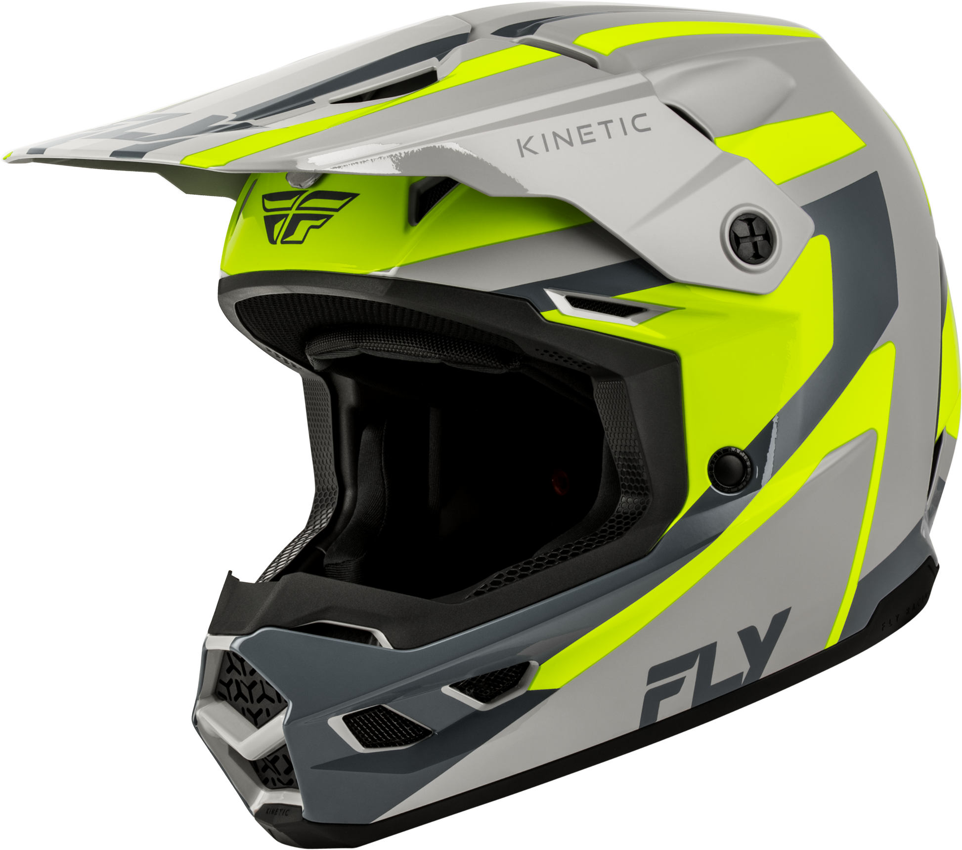 Kinetic Sync Helmet Grey/Hi Vis 2x