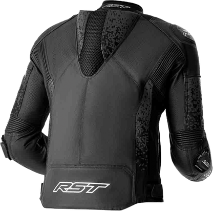 RST Supersport K D3O Leather Motorcycle Jacket - Black, Large