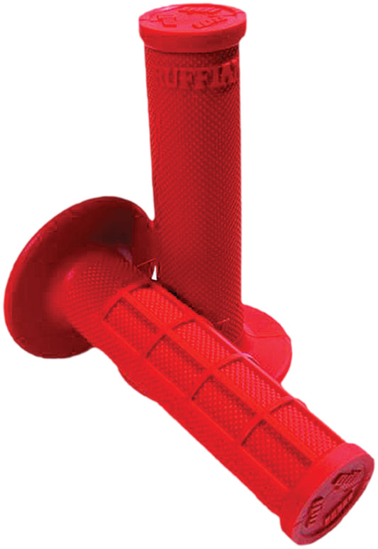 ODI Ruffian Half Waffle Grips Red - Part Number H01RFR