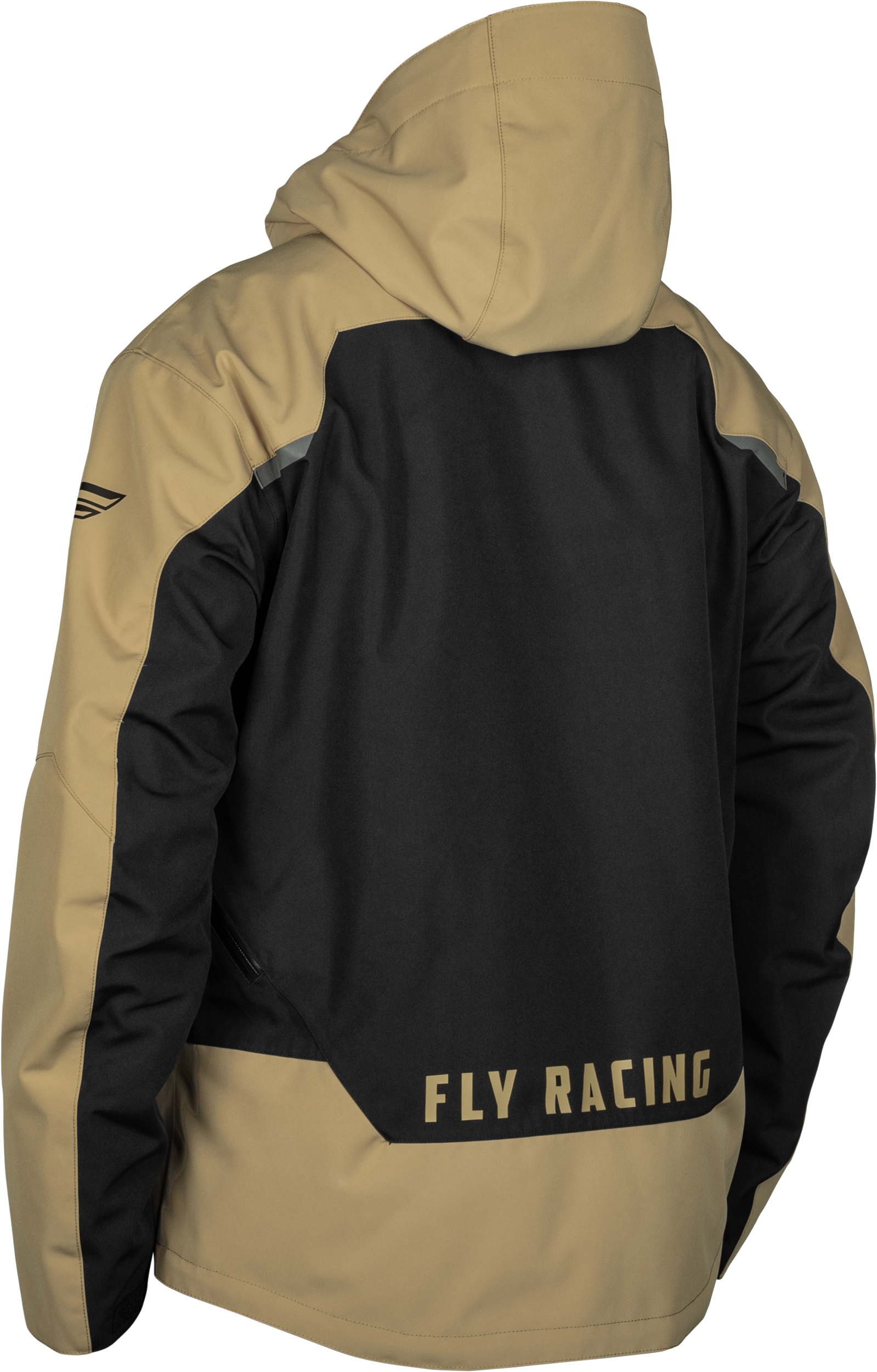 Fly Racing Carbon Jacket Black/Tan Medium - Waterproof and Breathable Ski & Snowboard Outerwear