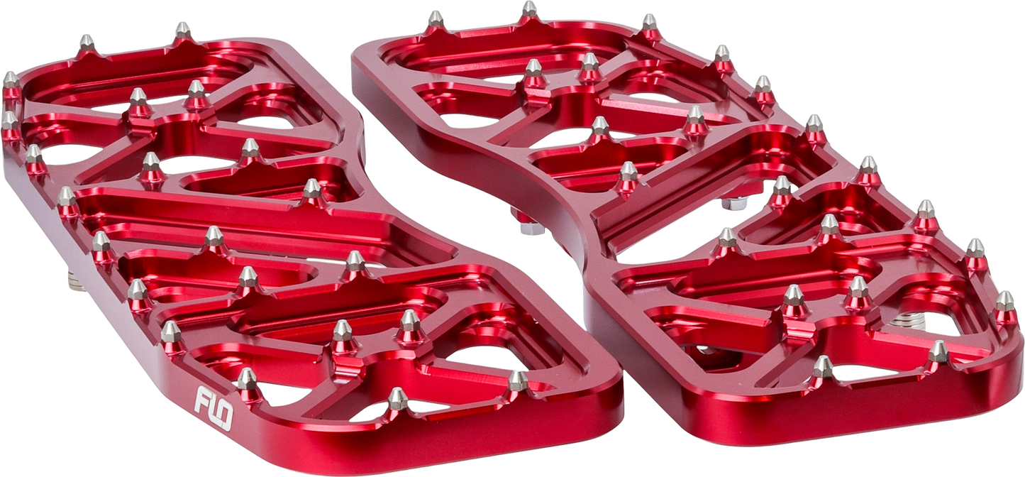 FLO MOTORSPORTS V5 Floorboards for Red Indian Bagger - Part FPEG-800V5-2R
