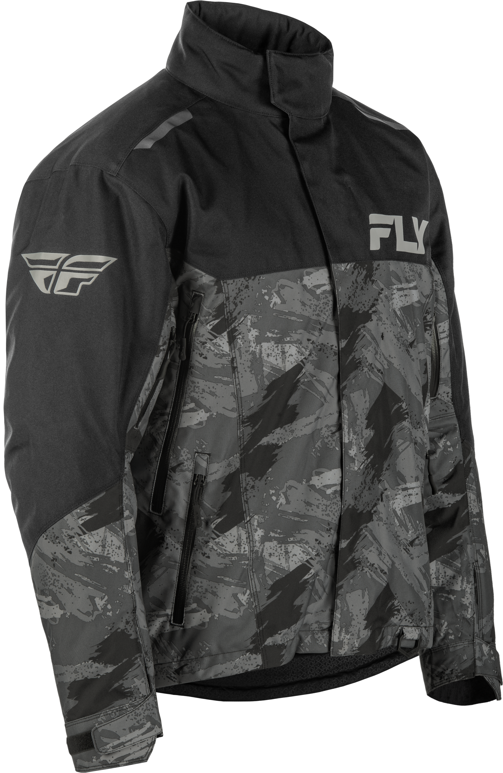 Fly Racing Youth SNX Pro Jacket Black YXS - Weatherproof Snowboarding Outerwear with Insulation and Safety Features