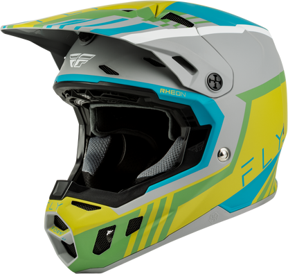 Formula Cc Strike Helmet Matte Grey/Green/Teal 2x
