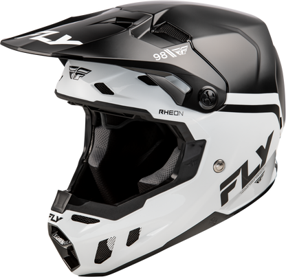 FLY RACING YOUTH FORMULA CC OBJECTIVE HELMET BLACK/WHITE YL'YL
