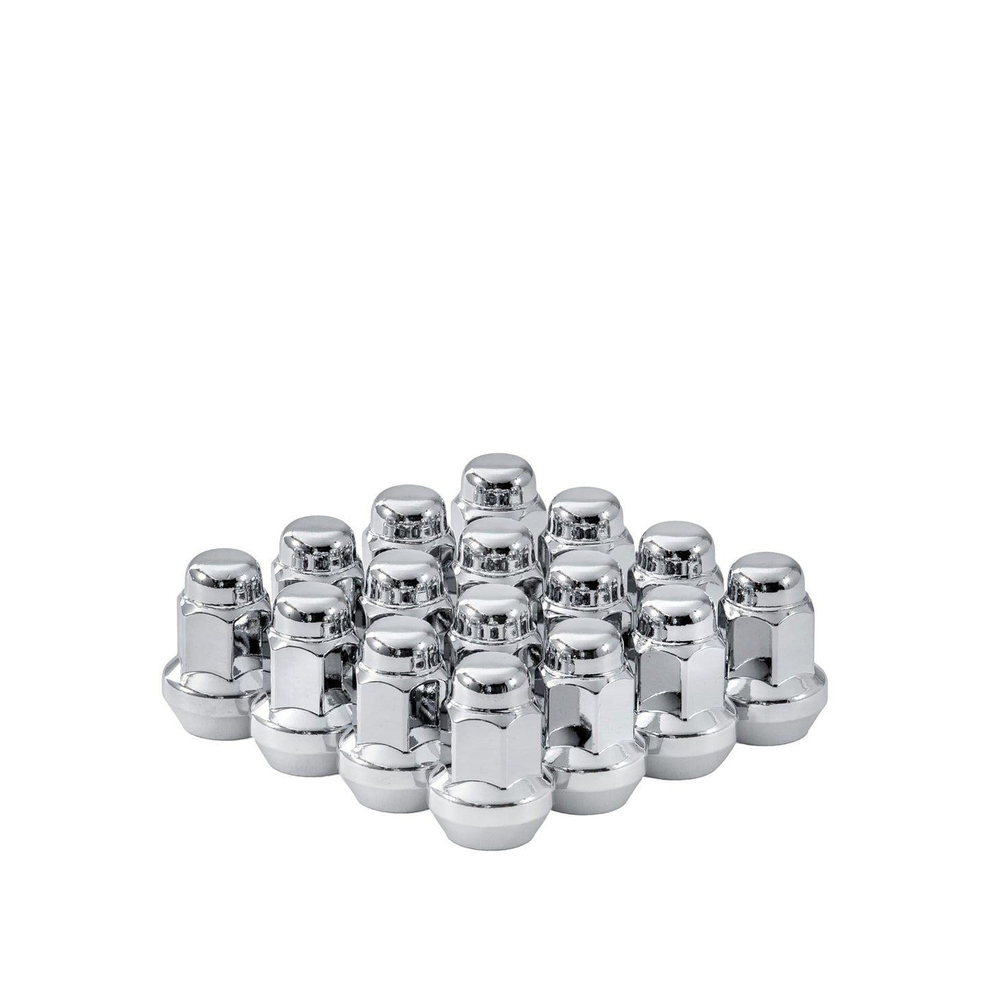 Sedona DFC-54038 Chrome Tapered Lug Nuts – 3/8" 24 Thread, Pack of 16