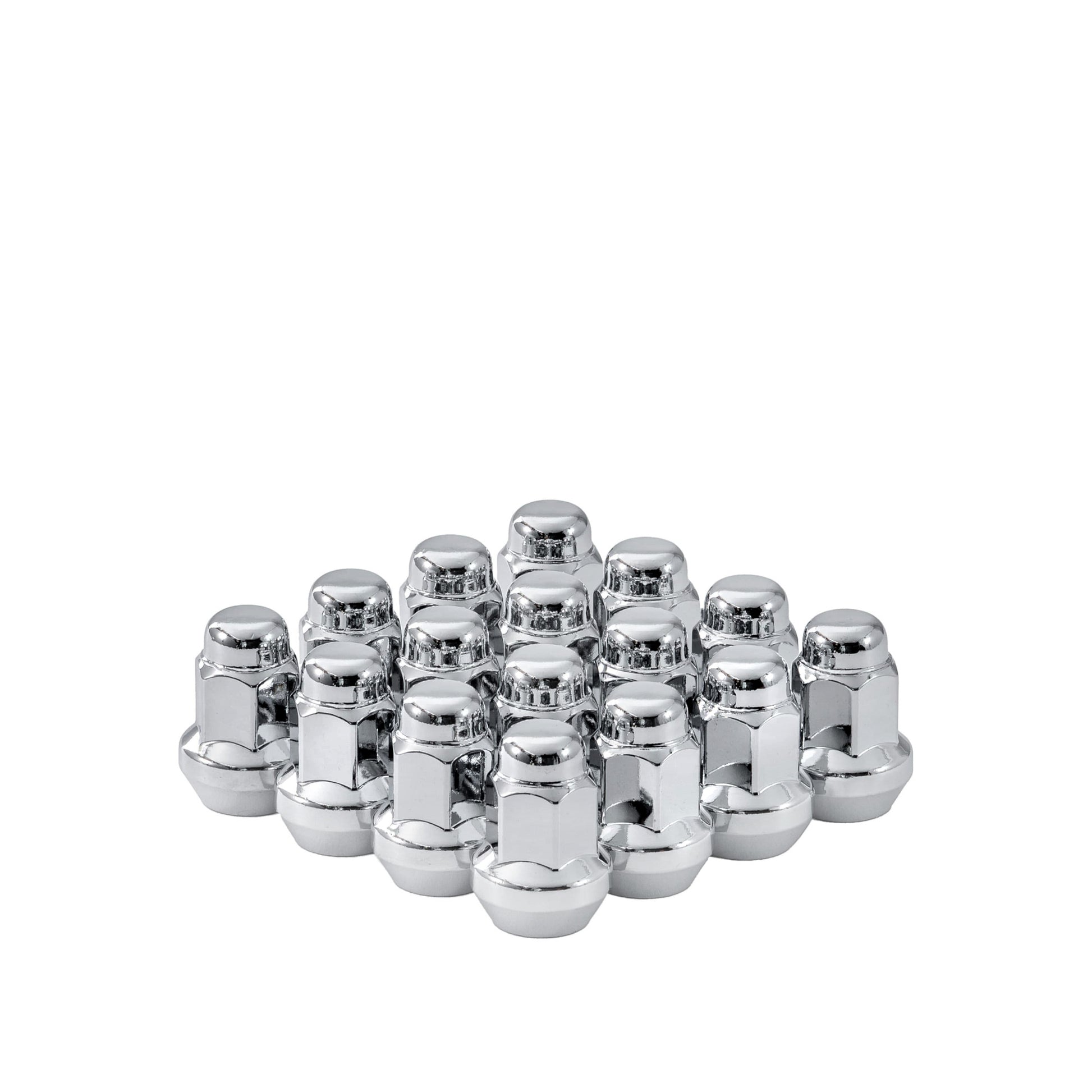Sedona DFC-54038 Chrome Tapered Lug Nuts – 3/8" 24 Thread, Pack of 16