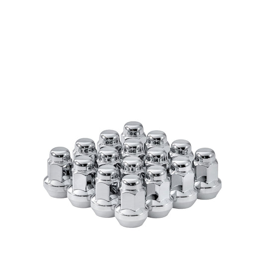 Sedona DFC-54038 Chrome Tapered Lug Nuts – 3/8" 24 Thread, Pack of 16