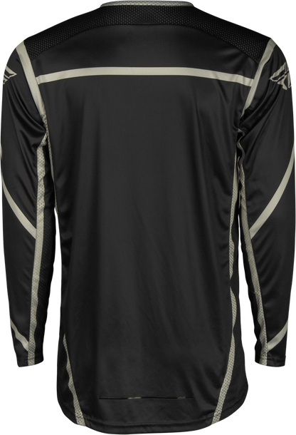 Fly Racing Lite Jersey Black and Grey Sm - Performance Motocross Jersey with Advanced Ventilation